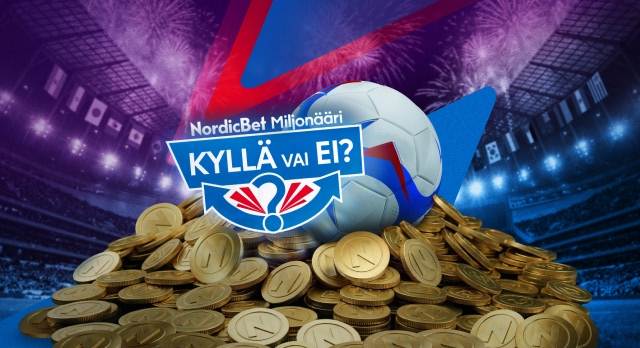 Nordicbetillä olet Miljonääri