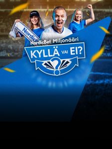 Nordicbetillä olet Miljonääri