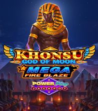 Mega Fire Blaze Khonsu God of Moon Power Play Jackpot