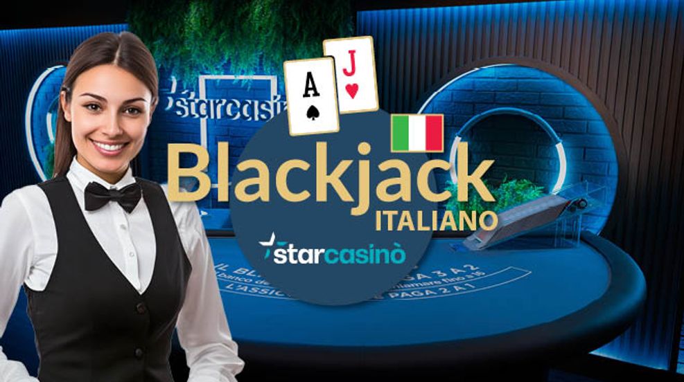 Tavolo da blackjack italiano su Starcasinò con grafica realistica