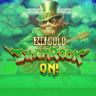 24k Gold Shamrock On