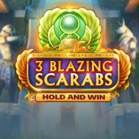 3 Blazing Scarabs Hold and Win