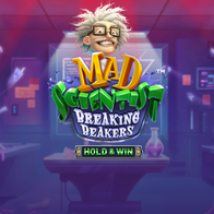 Mad Scientist Breaking Beakers Hold and Win