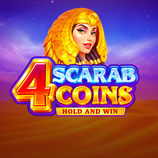 4 Scarab Coins Hold and Win