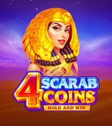 4 Scarab Coins Hold and Win